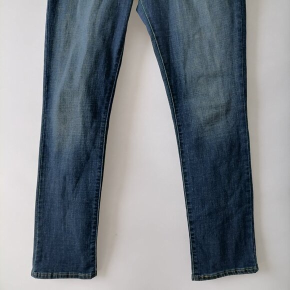 Levi's Womens Denim Blue Five Pocket Design Mid Rise Skinny Jeans Size 12 - Picture 3 of 10